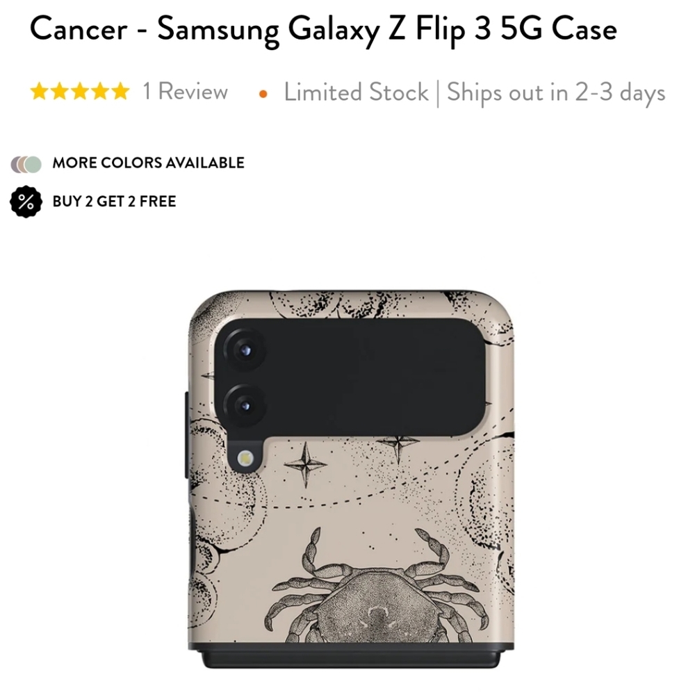 Case for Samsung Galaxy Z Flip 3
